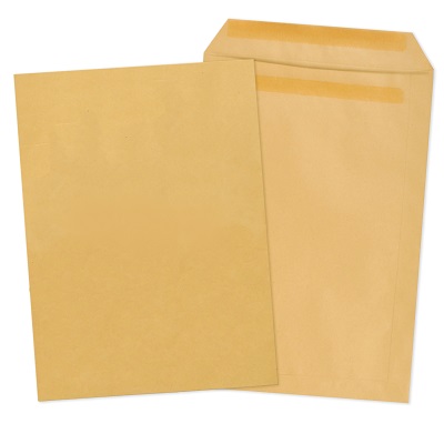 1000 x C4 Plain Self Seal Envelopes 324x229mm - Manilla, 80gsm